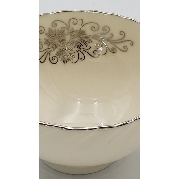 Lenox Valera Set of 2 Cups Platinum Trim 1961-77 Fine Porcelain - Picture 5 of 16